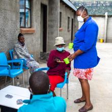 MDR TB patients on treatment with treatment supporters